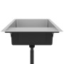 Handgefertigte Küchenspüle aus Edelstahl von vidaXL, Sinkt - Ref: Foro24-51526, Preis: 215,00 €, Rabatt: %