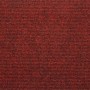 Alfombrilla autoadhesiva escalera 15 uds 56x17x3 cm roja