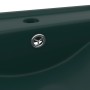 Luxuswaschbecken mit dunkelgrünem Keramikhahn 60x46 cm von vidaXL, Sinkt - Ref: Foro24-147025, Preis: 96,99 €, Rabatt: %