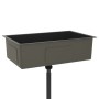 Handgefertigtes Spülbecken aus schwarzem Edelstahl von vidaXL, Sinkt - Ref: Foro24-51517, Preis: 165,46 €, Rabatt: %