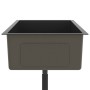 Handgefertigtes Spülbecken aus schwarzem Edelstahl von vidaXL, Sinkt - Ref: Foro24-51517, Preis: 165,46 €, Rabatt: %