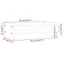 Solid pine wood monitor stand grey 50x27x15 cm by vidaXL, Computer bases and risers - Ref: Foro24-814021, Price: 26,85 €, Dis...