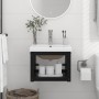 Bathroom structure with built-in black iron sink by vidaXL, bathroom vanities - Ref: Foro24-3101382, Price: 145,33 €, Discoun...