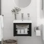 Bathroom structure with built-in black iron sink by vidaXL, bathroom vanities - Ref: Foro24-3101382, Price: 142,94 €, Discoun...
