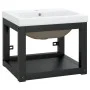 Bathroom structure with built-in black iron sink by vidaXL, bathroom vanities - Ref: Foro24-3101382, Price: 142,94 €, Discoun...