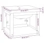 Badezimmerstruktur mit eingebautem Waschbecken aus schwarzem Eisen von vidaXL, Badezimmerwaschtische - Ref: Foro24-3101382, P...