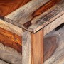 Mesa de centro madera maciza de acacia gris 100x50x30 cm