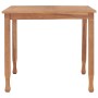 Solid teak wood garden table 85x85x75 cm by vidaXL, Garden tables - Ref: Foro24-315464, Price: 177,08 €, Discount: %