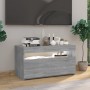 TV-Schrank mit LED-Leuchten Sonomagrau 75x35x40 cm von vidaXL, TV-Möbel - Ref: Foro24-815125, Preis: 51,00 €, Rabatt: %