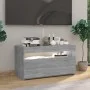 TV-Schrank mit LED-Leuchten Sonomagrau 75x35x40 cm von vidaXL, TV-Möbel - Ref: Foro24-815125, Preis: 50,34 €, Rabatt: %