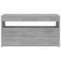 TV cabinet with LED lights Sonoma gray 75x35x40 cm by vidaXL, TV Furniture - Ref: Foro24-815125, Price: 50,34 €, Discount: %