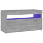 TV-Schrank mit LED-Leuchten Sonomagrau 75x35x40 cm von vidaXL, TV-Möbel - Ref: Foro24-815125, Preis: 51,00 €, Rabatt: %