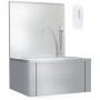 Edelstahlspüle mit Wasserhahn und Seifenspender von vidaXL, Sinkt - Ref: Foro24-51114, Preis: 217,55 €, Rabatt: %