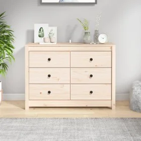 Sideboard aus massivem Kiefernholz, 100 x 40 x 72 cm von vidaXL, Sideboards - Ref: Foro24-821764, Preis: 133,91 €, Rabatt: %
