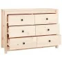 Solid pine wood sideboard 100x40x72 cm by vidaXL, Sideboards - Ref: Foro24-821764, Price: 133,87 €, Discount: %