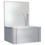 Edelstahlspüle mit Wasserhahn und Seifenspender von vidaXL, Sinkt - Ref: Foro24-51114, Preis: 217,55 €, Rabatt: %