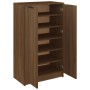 Schuhschrank aus braunem Eichenfurnierholz 59x35x100 cm. von vidaXL, Schränke und Lagerung - Ref: Foro24-817110, Preis: 106,2...