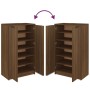 Schuhschrank aus braunem Eichenfurnierholz 59x35x100 cm. von vidaXL, Schränke und Lagerung - Ref: Foro24-817110, Preis: 106,2...