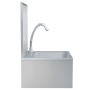 Edelstahlspüle mit Wasserhahn und Seifenspender von vidaXL, Sinkt - Ref: Foro24-51114, Preis: 217,55 €, Rabatt: %