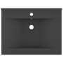 Luxury sink with dark gray ceramic faucet 60x46 cm by vidaXL, Sinks - Ref: Foro24-147027, Price: 94,17 €, Discount: %