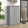 Mueble zapatero madera contrachapada gris Sonoma 59x35x100 cm de vidaXL, Zapateros y organizadores de calzado - Ref: Foro24-8...