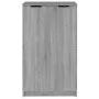 Mueble zapatero madera contrachapada gris Sonoma 59x35x100 cm de vidaXL, Zapateros y organizadores de calzado - Ref: Foro24-8...