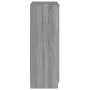 Mueble zapatero madera contrachapada gris Sonoma 59x35x100 cm de vidaXL, Zapateros y organizadores de calzado - Ref: Foro24-8...