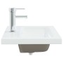 Eingelassenes Waschbecken mit Keramikarmatur in Weiß 61x39x18 cm von vidaXL, Sinkt - Ref: Foro24-148624, Preis: 170,92 €, Rab...