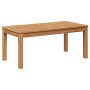 Conjunto de sofá de jardín 5 pcs Natural Madera de teca maciza