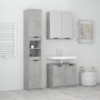 3-teiliges Badezimmermöbelset aus betongrauem Sperrholz von vidaXL, Badezimmermöbel - Ref: Foro24-3115879, Preis: 215,80 €, R...