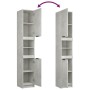 3-teiliges Badezimmermöbelset aus betongrauem Sperrholz von vidaXL, Badezimmermöbel - Ref: Foro24-3115879, Preis: 215,80 €, R...