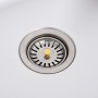 Fregadero de camping doble seno y grifo acero inoxidable
