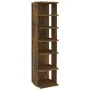 Smoked oak plywood shoemaker 27.5x27x102 cm by vidaXL, Shoe racks and shoe organizers - Ref: Foro24-815972, Price: 52,82 €, D...