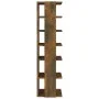 Zapatero madera contrachapada roble ahumado 27,5x27x102 cm de vidaXL, Zapateros y organizadores de calzado - Ref: Foro24-8159...