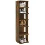 Smoked oak plywood shoemaker 27.5x27x102 cm by vidaXL, Shoe racks and shoe organizers - Ref: Foro24-815972, Price: 52,82 €, D...