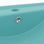 Luxus-Waschbecken mit Keramikarmatur 60x46 cm in Hellgrün. von vidaXL, Sinkt - Ref: Foro24-147024, Preis: 115,23 €, Rabatt: %
