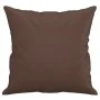 Dekokissen 2 Stück braunes Kunstleder 40x40 cm von vidaXL, Kissen - Ref: Foro24-349481, Preis: 20,55 €, Rabatt: %