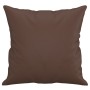 Dekokissen 2 Stück braunes Kunstleder 40x40 cm von vidaXL, Kissen - Ref: Foro24-349481, Preis: 20,85 €, Rabatt: %