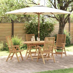 Conjunto de Comedor de Jardín 5 pcs Marrón en Conjuntos de jardín | Comprar online en Foro24