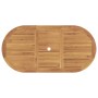 Conjunto de Comedor de Jardín 5 pcs Marrón