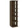 Zapatero madera contrachapada color roble marrón 27,5x27x102 cm by vidaXL, Shoe racks and shoe organizers - Ref: Foro24-81597...
