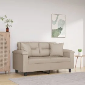 Decorative cushions 2 pcs cream microfiber fabric 40x40 cm by vidaXL, Cushions - Ref: Foro24-349499, Price: 23,32 €, Discount: %