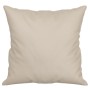 Decorative cushions 2 pcs cream microfiber fabric 40x40 cm by vidaXL, Cushions - Ref: Foro24-349499, Price: 23,63 €, Discount: %