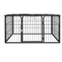 Hundezwinger mit 4 Stahlpaneelen und Pulverbeschichtung von vidaXL, Hundehütten und Zäune - Ref: Foro24-171795, Preis: 70,56 ...