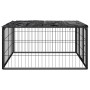 Hundezwinger mit 4 Stahlpaneelen und Pulverbeschichtung von vidaXL, Hundehütten und Zäune - Ref: Foro24-171795, Preis: 68,29 ...