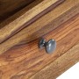 Mueble de TV de madera maciza de acacia 120x30x40 cm