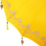 Parasol Balinés Amarillo 210-220 cm Algodón, madera maciza