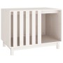 Hundehütte aus massivem weißem Kiefernholz, 90 x 60 x 67 cm von vidaXL, Hundehütten - Ref: Foro24-822487, Preis: 133,17 €, Ra...
