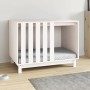 Hundehütte aus massivem weißem Kiefernholz, 90 x 60 x 67 cm von vidaXL, Hundehütten - Ref: Foro24-822487, Preis: 133,17 €, Ra...
