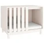 Hundehütte aus massivem weißem Kiefernholz, 90 x 60 x 67 cm von vidaXL, Hundehütten - Ref: Foro24-822487, Preis: 131,48 €, Ra...